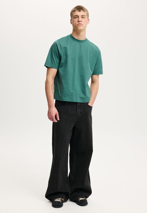 Cotton On - Cropped Fit T-shirt - Frosted Teal
