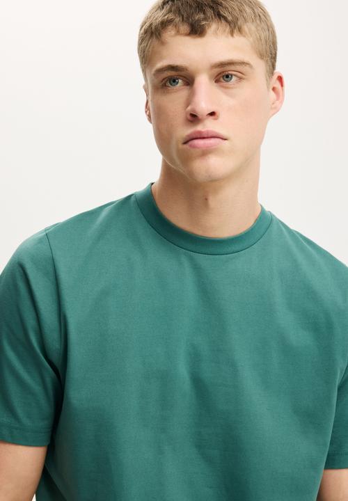 Cotton On - Cropped Fit T-shirt - Frosted Teal