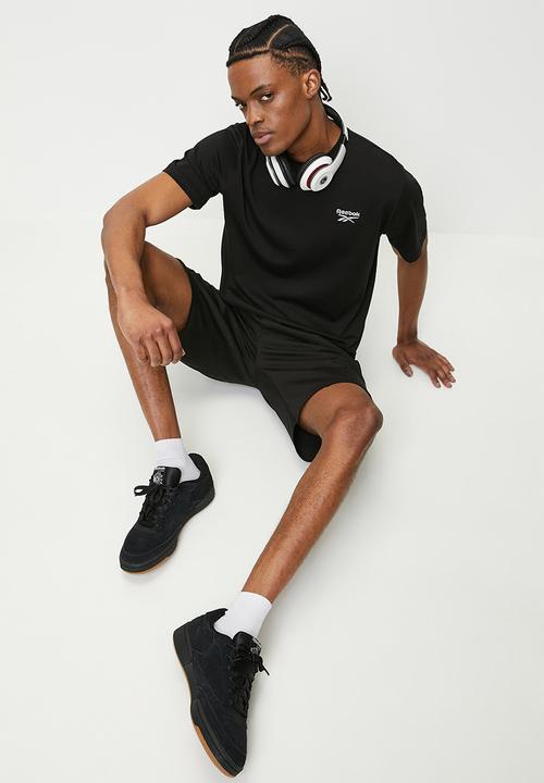 Reebok - Harold Crewneck Shorts sleeve Tee - Black