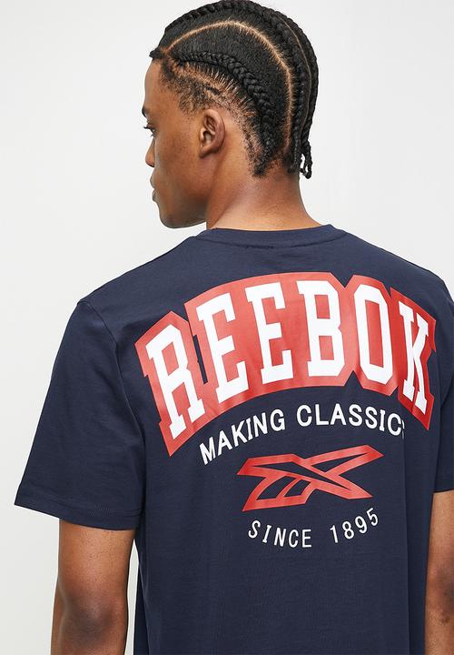 Reebok - Harold Crewneck Ss Tee - Vector Navy