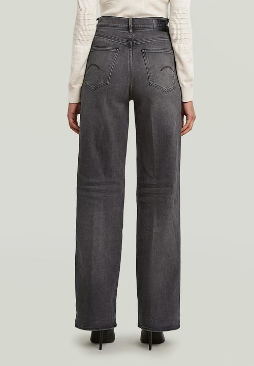 G-STAR - Deck 2.0 High Loose Jeans Wmn - Worn In Black Sacramento