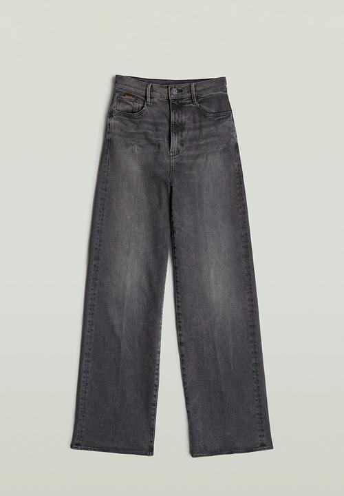 G-STAR - Deck 2.0 High Loose Jeans Wmn - Worn In Black Sacramento