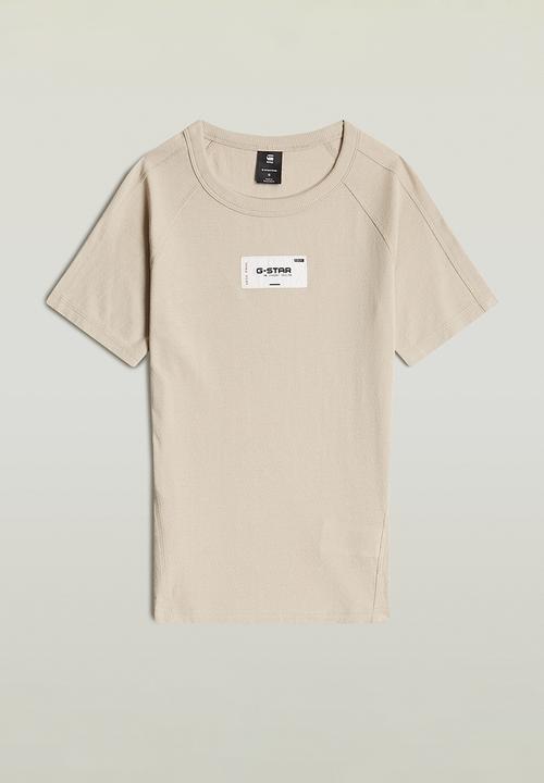 G-STAR - Embro Patch Slim T-Shirt Wmn - Dk Brick