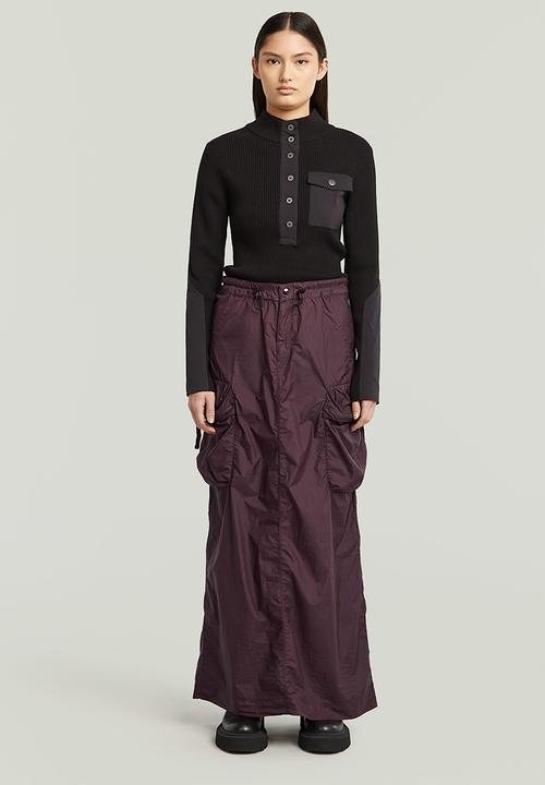 G-STAR - Cargo Long Skirt Wmn - Dk Fig Gd