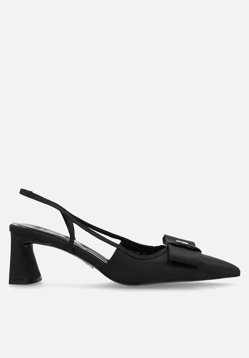 POLO - Slingback Textile - black