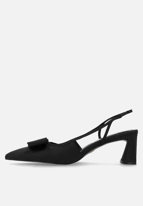 POLO - Slingback Textile - black