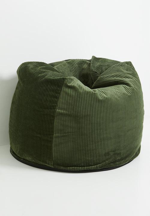 Sixth Floor - Bella large bean bag - olive