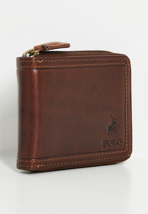 POLO - Kenya Zip Around Wallet - Brown