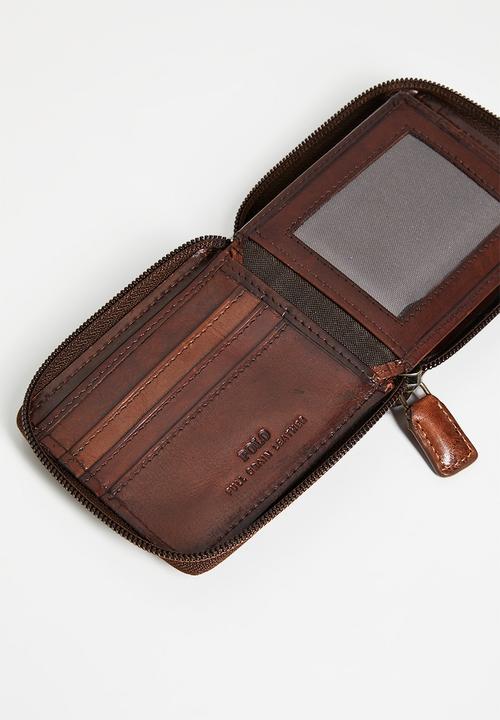POLO - Kenya Zip Around Wallet - Brown