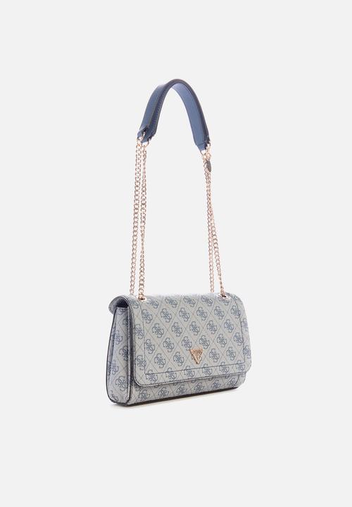 GUESS - Ahb Noelle Ii Convertible Crossbody  Bag- Slate Logo