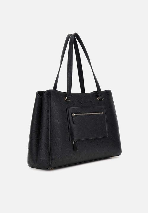 GUESS - Ahb Salinge Tote Bag- Black Multi