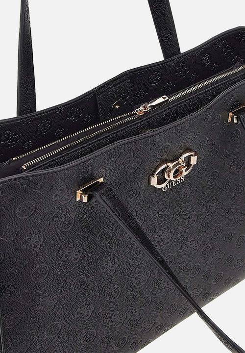 GUESS - Ahb Salinge Tote Bag- Black Multi