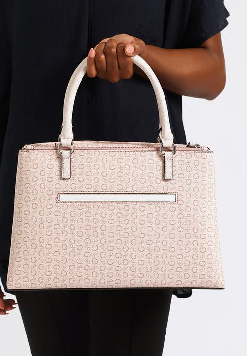 GUESS - Ahb Perrez Satchel Bag- Rose Multi