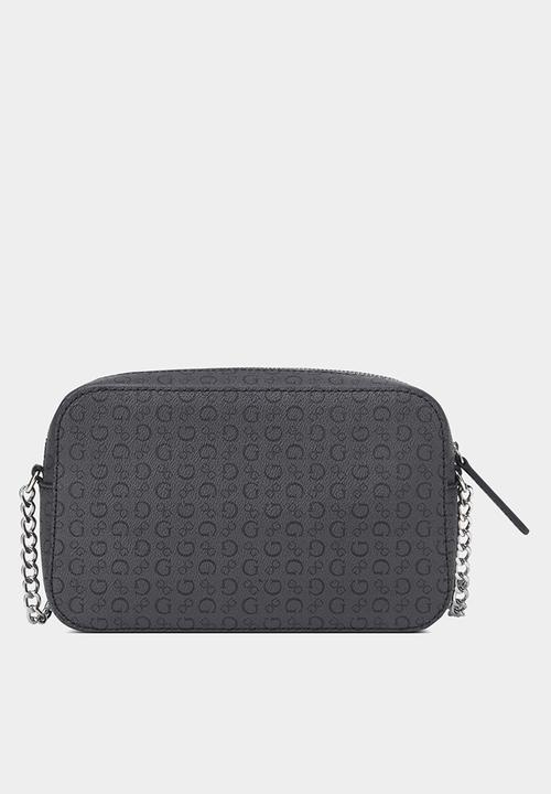 GUESS - Ahb Perrez Mini Crossbody Top Zip Bag- Coal Multi