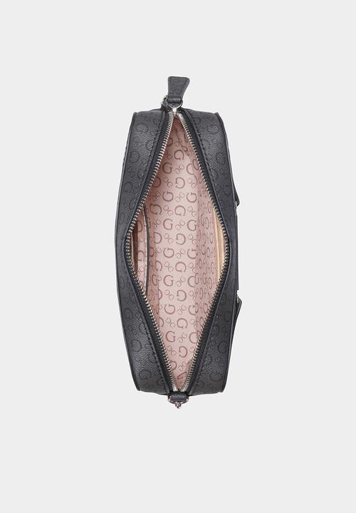 GUESS - Ahb Perrez Mini Crossbody Top Zip Bag- Coal Multi