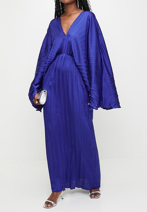 MILLA - Pleated dolman sleeve maxi dress - baton rouge