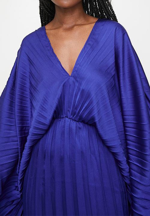 MILLA - Pleated dolman sleeve maxi dress - baton rouge
