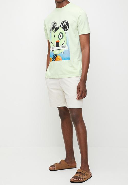 Ben Sherman - Off Line Texture T-Shirt - Pistachio