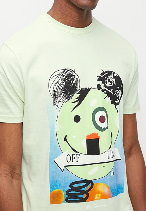 Ben Sherman - Off Line Texture T-Shirt - Pistachio