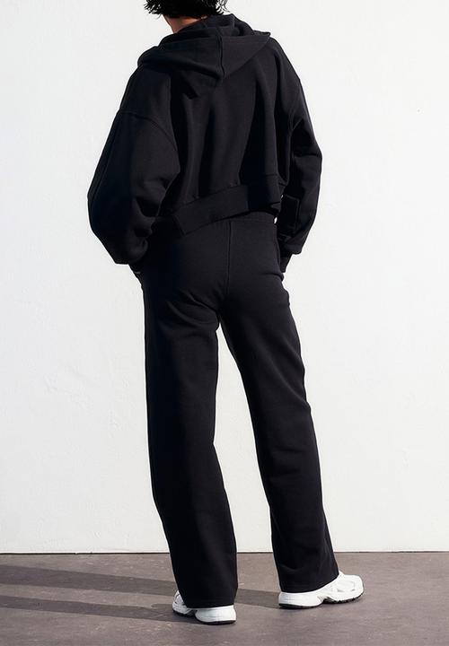 H&M - Straight sweatpants - black