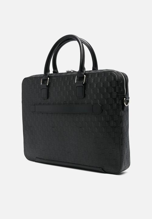 GUESS - Ahb G Wave Laptop Case - Black Logo