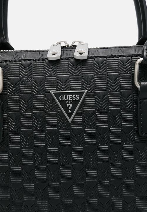 GUESS - Ahb G Wave Laptop Case - Black Logo