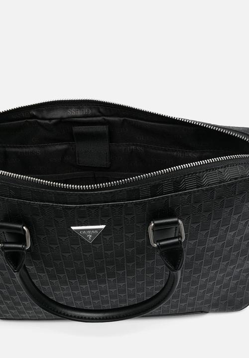 GUESS - Ahb G Wave Laptop Case - Black Logo