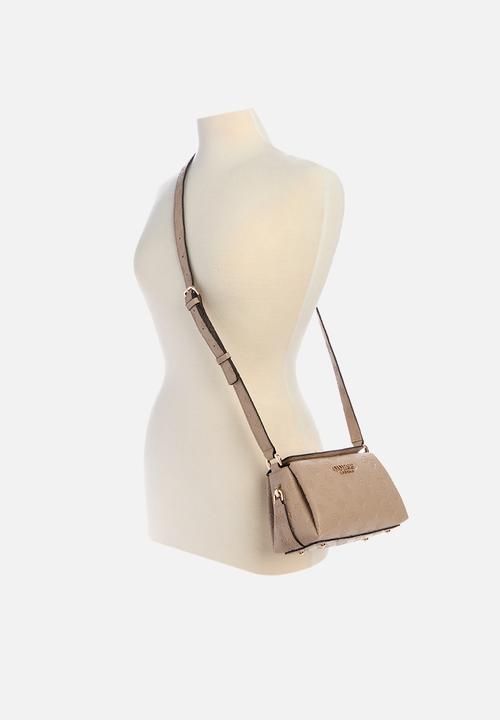 GUESS - Ahb Phoebe Mini Crossbody Bag Bag - Simply Taupe Logo