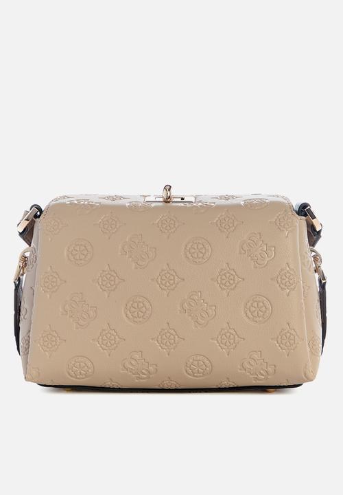 GUESS - Ahb Phoebe Mini Crossbody Bag Bag - Simply Taupe Logo