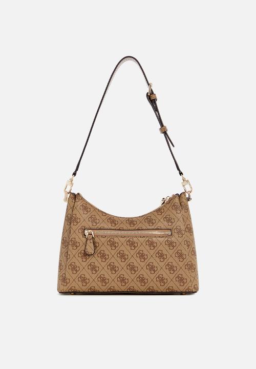 GUESS - Ahb Meridian Ii Shoulder Bag Bag- Latte Logo