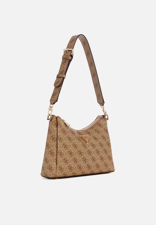 GUESS - Ahb Meridian Ii Shoulder Bag Bag- Latte Logo
