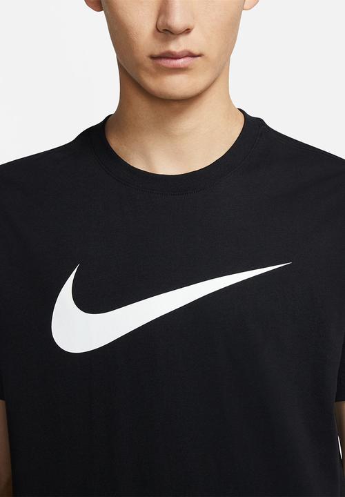 Nike - NSW  Icon Swoosh Tee - Black/White