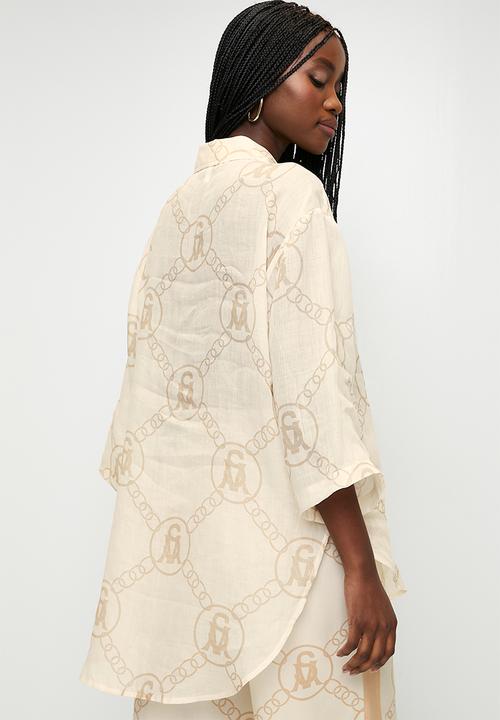 Steve Madden - Ladies Edith Oversized Shirt - Stone