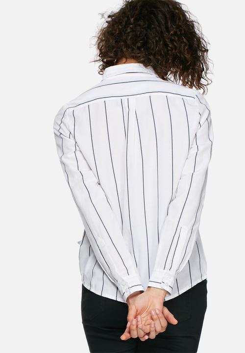 Noisy May - Cono pinstripe shirt
