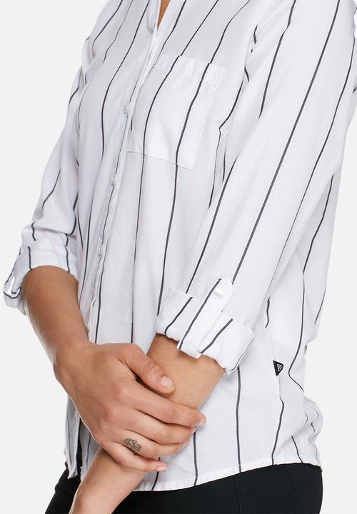Noisy May - Cono pinstripe shirt