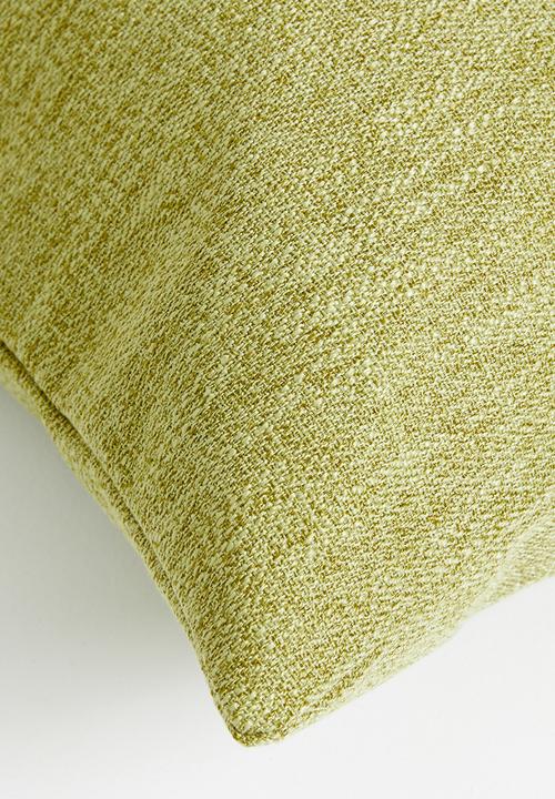 Sixth Floor - Louise Woven Cushion Cover - Olive