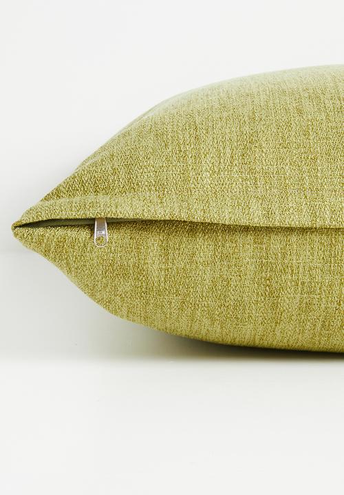 Sixth Floor - Louise Woven Cushion Cover - Olive