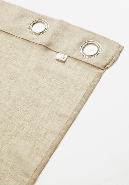Sixth Floor - Serene sheer Eyelet Curtain - Natural