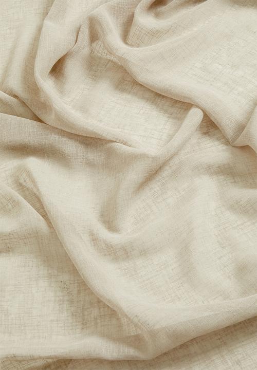 Sixth Floor - Serene sheer Eyelet Curtain - Natural