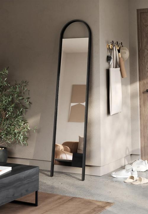 Umbra - Bellwood leaning mirror - black