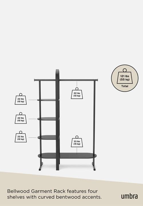 Umbra - Bellwood garment rack - black