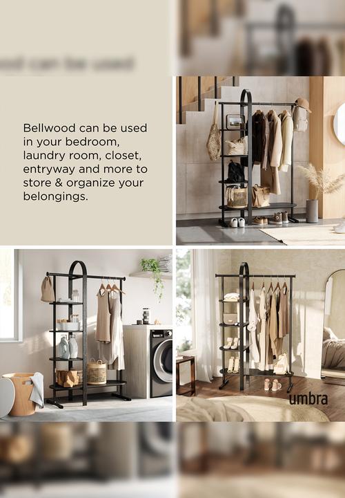 Umbra - Bellwood garment rack - black