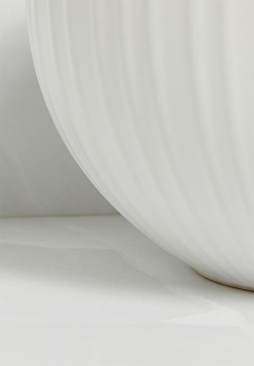Excellent Houseware - Bowl stoneware set of 4 - white