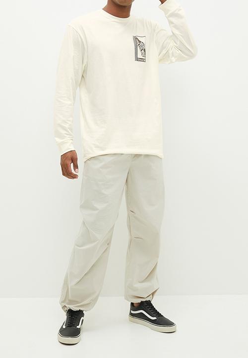 Vans - Tech box long sleeve tee - marshmallow