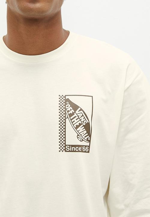 Vans - Tech box long sleeve tee - marshmallow