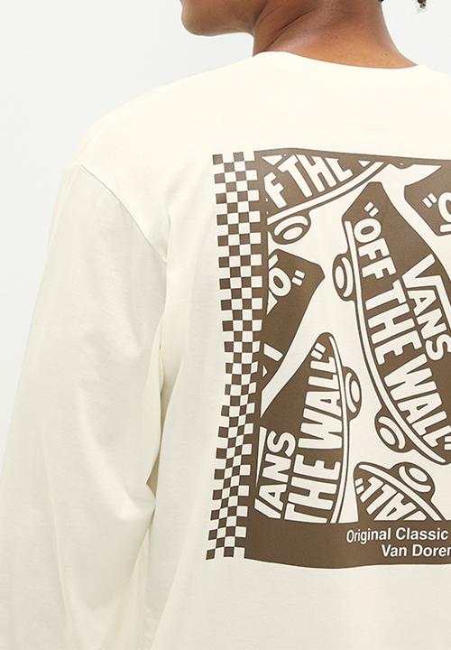 Vans - Tech box long sleeve tee - marshmallow