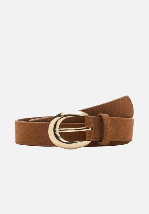 MANGO - Belt maya - dark brown