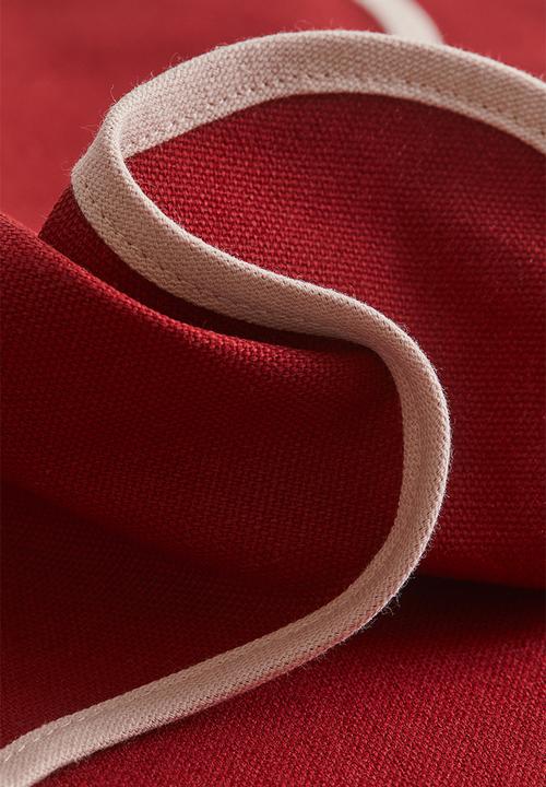 H&M - 2-Pack water-repellent place mats - red & white