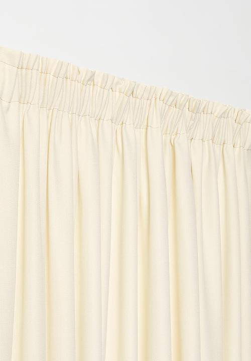 Sixth Floor - Duo Texture Taped Curtain - Ivory