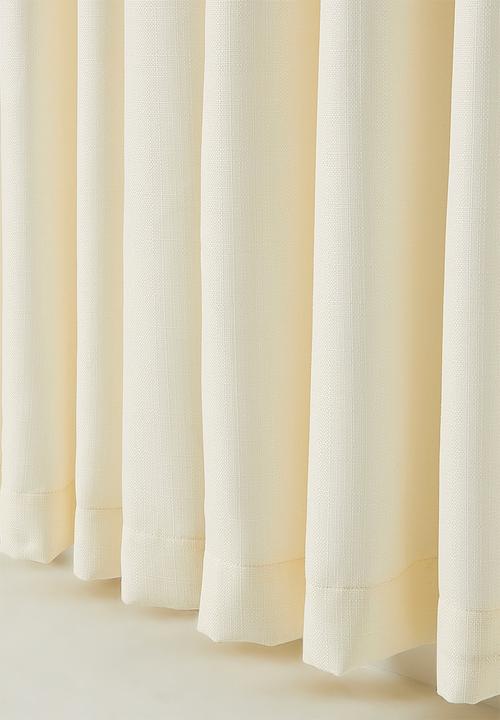 Sixth Floor - Duo Texture Taped Curtain - Ivory